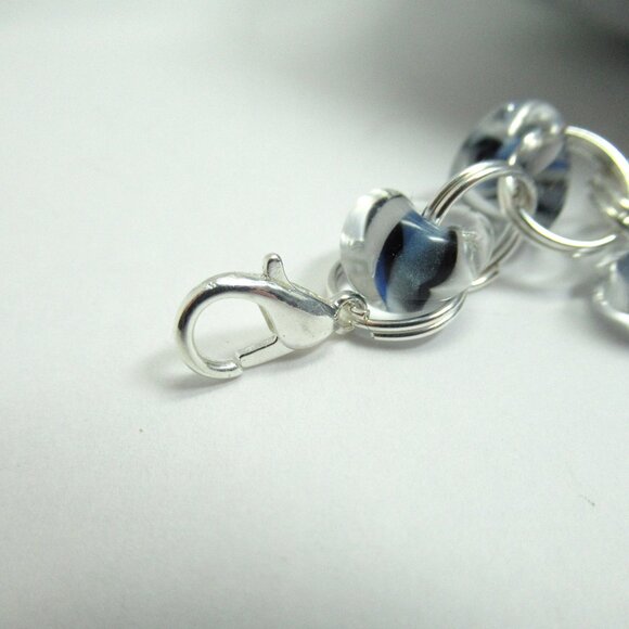 Boro glass drop bracelet - Picture 6 of 8